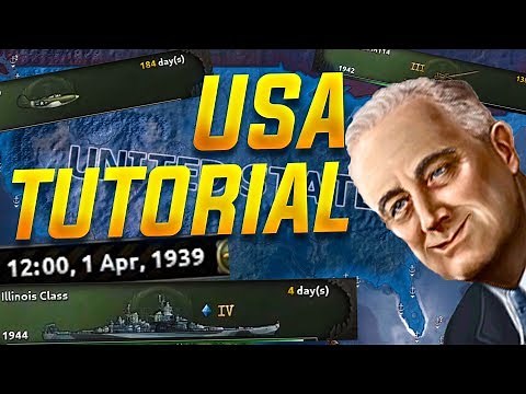 Hearts of Iron IV How to Play as The USA in 2018 (HOI4 Tutorial Guide)