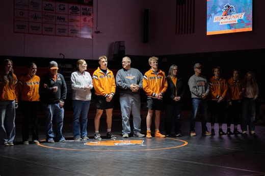 Mavericks' seniors go out strong, defeat Mustangs in final home dual