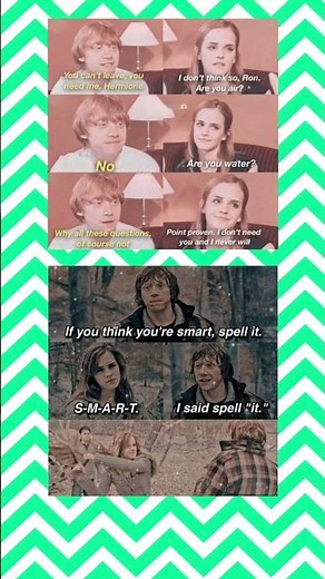 Hermione vs Ron Funny Moments 😂 | Ultimate Harry Potter Meme Compilation #harrypotter #dracomalfoy