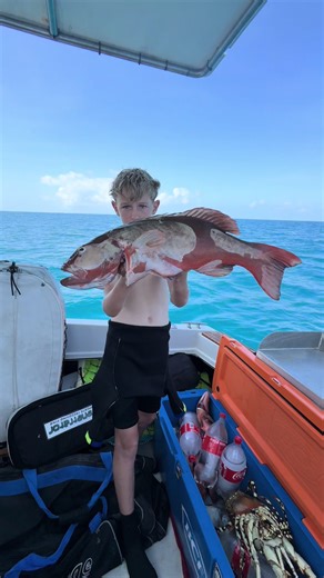 Spearing session 59cm trout 50 and a 47