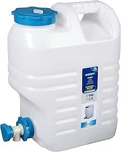 REDCAMP 3.2 Gallon Portable Water Container with Spigot, Water Storage Camp Water Jug for Camping Outdoor Hiking 12L