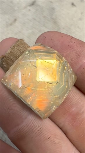 Fractured Star Pendant - #jbarts #glassart #star #fractured #optics