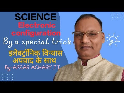 Electronic Configuration आसान ट्रिक से | इलेक्ट्रॉनिक विन्यास हिंदी में | Chemistry