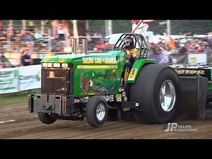 Tractor Pulling 2022: Unlimited Super Stock pulling at the Midwest Summer Nationals - Freeport, IL