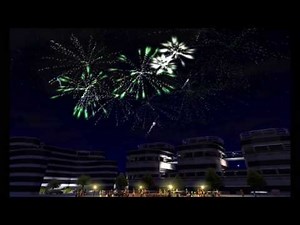 RCT3 Feuerwerk mit Lasershow in HD