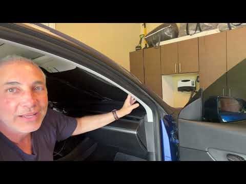 Top Foldable Windshield Sunshade for Model Y | Ultimate Heat & UV Protection Review
