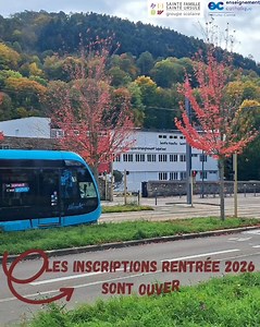 Les inscriptions pour la rentrée 2026 sont ouvertes ! 📌 Inscrivez-vous dès maintenant via notre site en cliquant sur le lien suivant : https://preinscriptions.ecoledirecte.com/?RNE=0251586N Pour plus d’informations : 🌐 stefamille-steursule.fr 📧 contact@stefamille-steursule.fr 📞 03 81 52 99 51 Nous avons hâte de vous accueillir ! ✨ | Groupe scolaire Sainte-Famille Sainte-Ursule