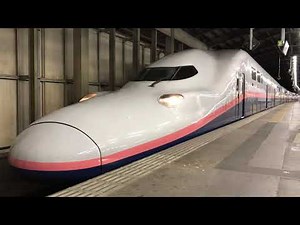 E4系MAX 新潟駅、堂々の16両編成発車