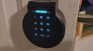Watch SECURAM Touch Fingerprint Smart Deadbolt Lock Test Demo on Amazon Live