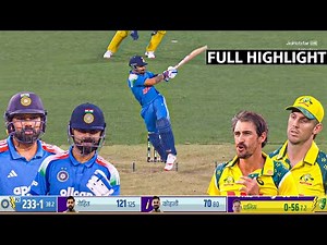 IND vs AUS 3rd ODI 2025 Full Highlights | India vs Australia 3rd ODI 2025 Full Match Highlights
