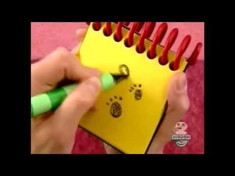 Blues Clues: - How To Draw Four Little Prints - (From: Blue's Big Holiday) [Mirrored]