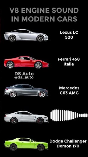 V8 Engine Sound in Modern Cars. Which One Sounds the Best?