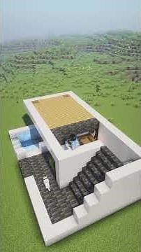 Minecraft Modern House Tutorial 🏠 (Easy Build)