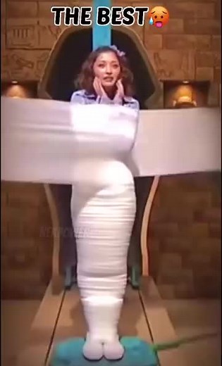 ###fyp #funnyvideos #viral #mummywrapping | mummy in real life