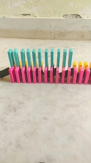 Easy Domino Trick 4#shorts #short#hevesh5#domino#dominoes#trick#trending#new