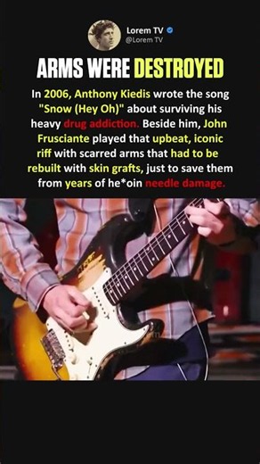 "Red Hot Chili Peppers - Snow (Hey Oh) " Hid a Powerful Real Story