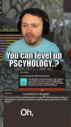 You can level PSYCHOLOGY in this MMO??