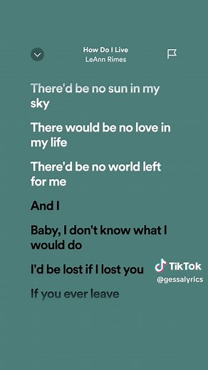 LeAnn Rimes - How Do I Live Lyrics & Music Video