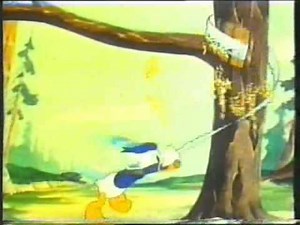 Donald Duck lumberjack vs Black Pete