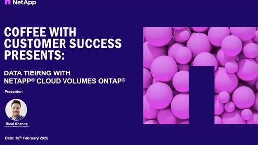 Efficient cost effective data tiering with NetApp Cloud Volumes ONTAP