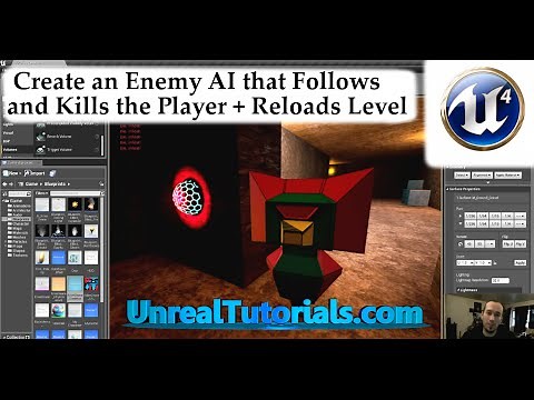 Unreal Engine 4 Tutorial - Enemy AI Follow and Kill Player + Reload Level