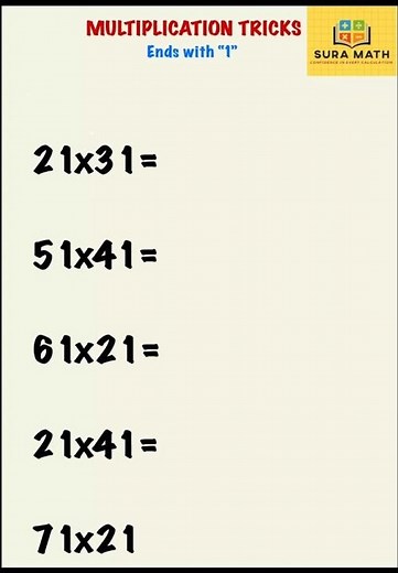 Multiplication short cuts in 2 second😱🤔🤔