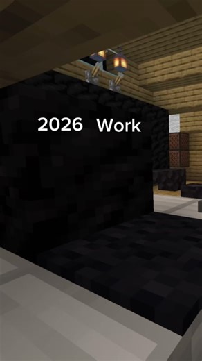 The struggle at the beginning of a new year #minecraft #villager #resort #vines