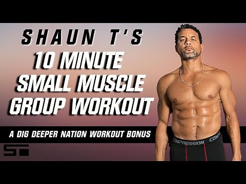 Shaun T 10 Minute Small Muscle Group Workout Dig Deeper Nation