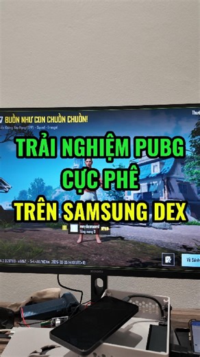 TRẢI NGHIỆM PUBG CỰC PHÊ TRÊN SAMSUNG DEX #boxphone #hedrafarm #hedra