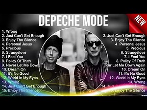 Depeche Mode Playlist Of All Songs ~ Depeche Mode Greatest Hits Full Album