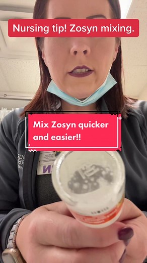 Nursing Tips: How to Mix Zosyn Easily and Efficiently