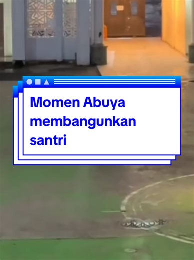 Abuya Zein Baharun Membangunkan Santri untuk Tahajjud