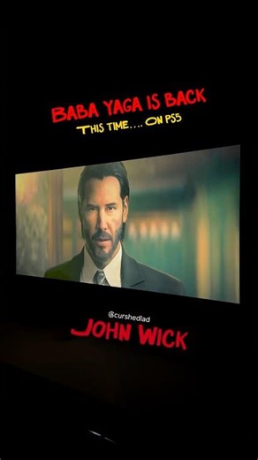 John wick is back on ps5 🔥 #shorts #gamingshorts #ps5 #johnwick