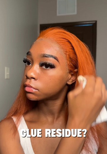 How to remove glue residue frm skin ft. @BABOSHOW 🤗 #wiginstall #removelaceglue #hair #laceglue #lacewig