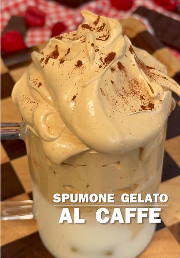 Spumone gelato al caffè 3 ingredienti: crema pronta in 5 minuti