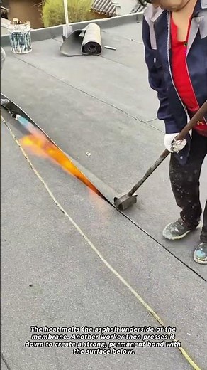 Using Fire to Seal a Roof Perfectly