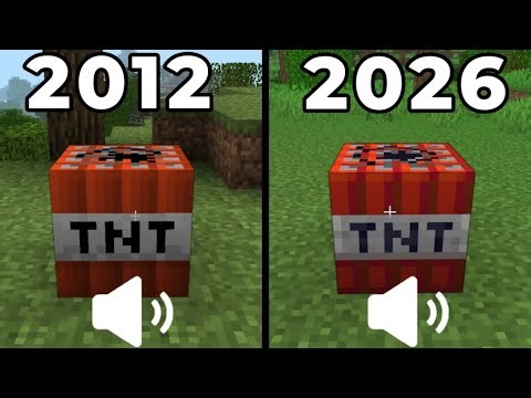 Minecraft evolution of sounds!