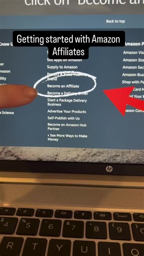 First save this video so you can come back to it later! Beginner steps to become an Amazon Affiliate. 1. Go to Amazon.com 2. Scroll to the bottom to select Become an Affiliate 3. Click Sign Up 4. Fill out your info 5. Fill out website and app info 6. Fill out your profile information 7. Enter your payment info 8. Review the onboarding guide From there you get to pick the items/ products that you want to promote! Get to sharing those links on the social platforms of your choice! Get started creat