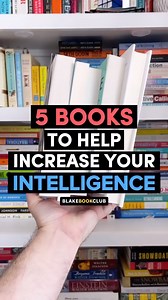 5 Books to help increase your Intelligence. 📖 - Think Again - Range - The Black Swan - The Influential Mind - The Beginning of Infinity Have you read any of these? 🤔 | Blake Book Club