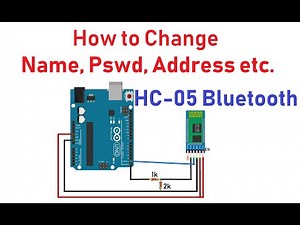 How to chnage Name Password Baud Rate Address of HC 05 Bluetooth module using AT Command
