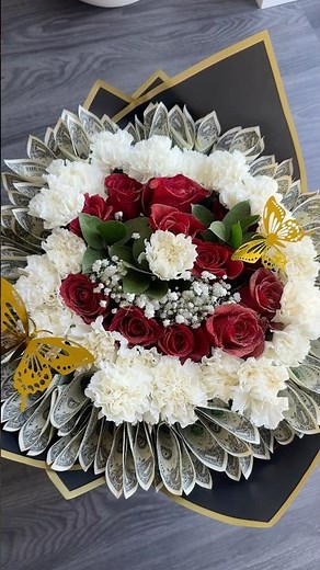 cutesy gift inspo 🌹✨ #diy #bouquet #flowers #birthday