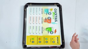 NATICRISI LED Poster Frame, 24" x 36" Backlit Lightbox Display for Acrylic Wall Art, Movie Poster, Photo Sign Holder, Black Frame