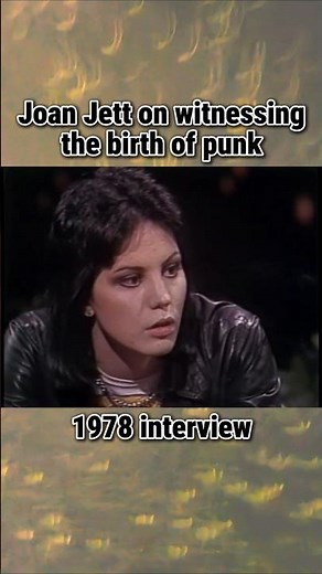 Joan Jett: I witnessed the birth of punk #joanjett #70spunk #punkrock #ukpunk #rocklegends