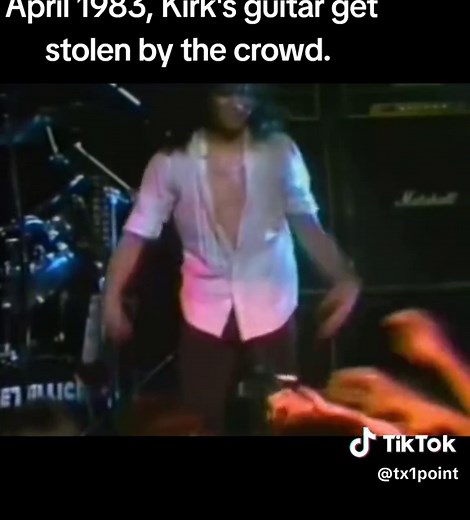 Kirk Hammett's First Concert with Metallica in 1983
