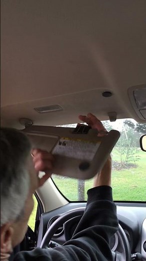 Toyota broken sun visor easy fix repair