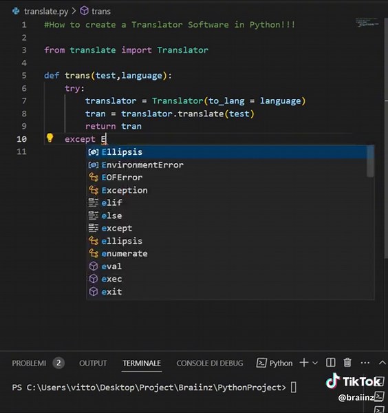 Desarrollo de Software de Traducción en Python