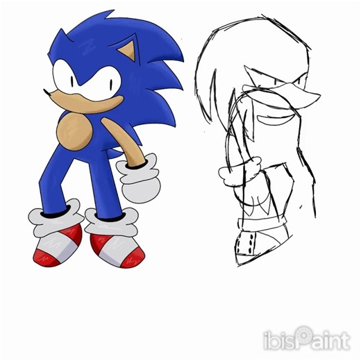 Sonic & knuckles speedpaint