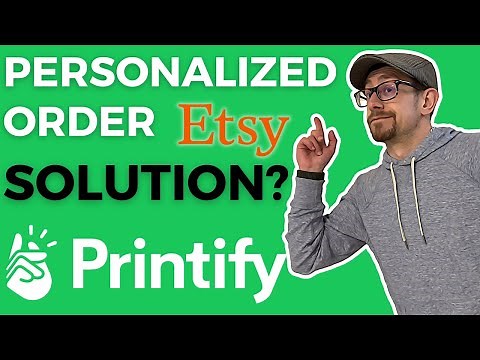 Printify Personalized Order Fulfillment - Manual Order Import