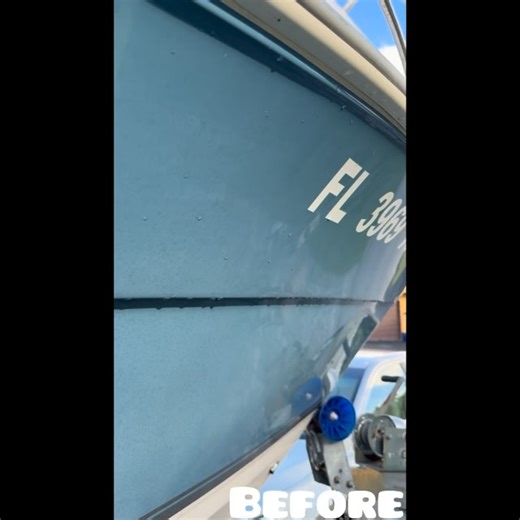 #xboatdetail #BeforeAndAfterBoat #hullpolishing #wetsanding | X Boat Detail