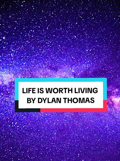 LIFE IS WORTH LIVING BY DYLAN THOMAS ALL PLATFORMS PRODUCER: SUNO AI SONGWRITER: DYLAN THOMAS #selfreflection #selfpublishedauthor #dthomasmusic888 #emotionalrap #spokenpoetry